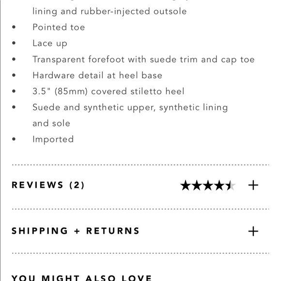 Black suede pumps with pvc toe detail and lace up - Picture 7 of 7